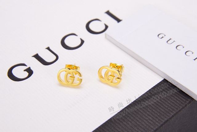 GUCCi飾品 古馳雙G耳釘 S925銀針 Gucci耳飾耳環  zgbq1160